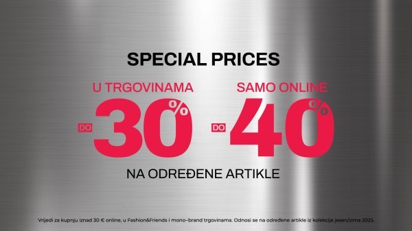 Fashion&Friends i Fashion Company započinju veliku sezonsku akciju! Popusti do 30% u trgovinama i do 40% online
