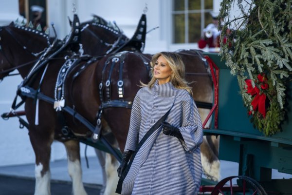 Melania u božićnom ugođaju
