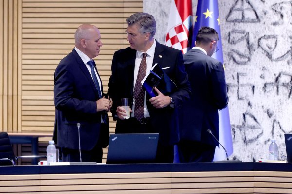 Andrej Plenković i Branko Bačić