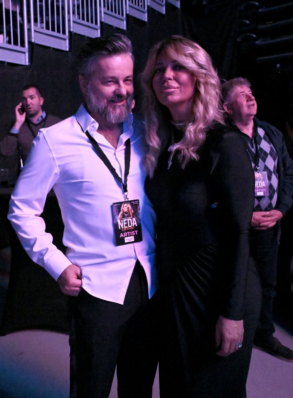 Jelena Bilbija Minović i suprug Predrag