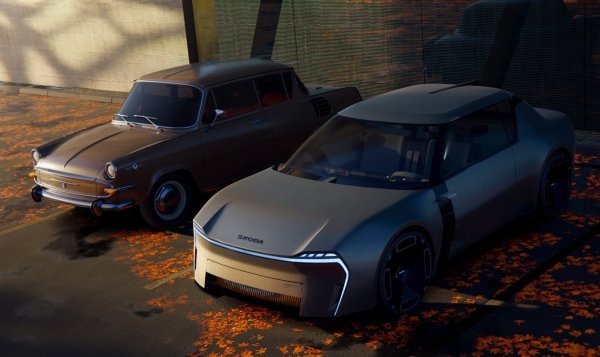 Škoda 1000 MBX coupé studija: Imaginarna transformacija 1000 MB iz 1960-ih u futuristički koncept