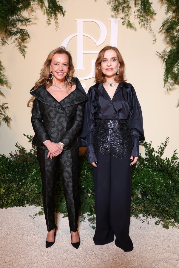 Caroline Scheufele i Isabelle Huppert 