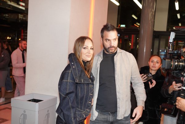 Aleksandra Prijović na koncertu Jakova Jozinovića