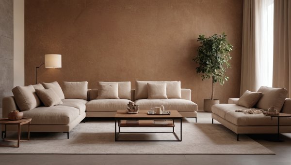 Tamnosmeđa se ne preporučuje za zidove dnevnog boravka jer apsorbira mnogo svjetla