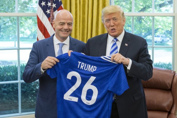 Gianni Infantino i Donald Trump