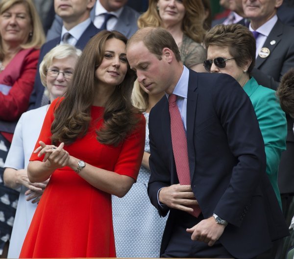 Kate Middleton i princ William 2015. na Wimbledonu