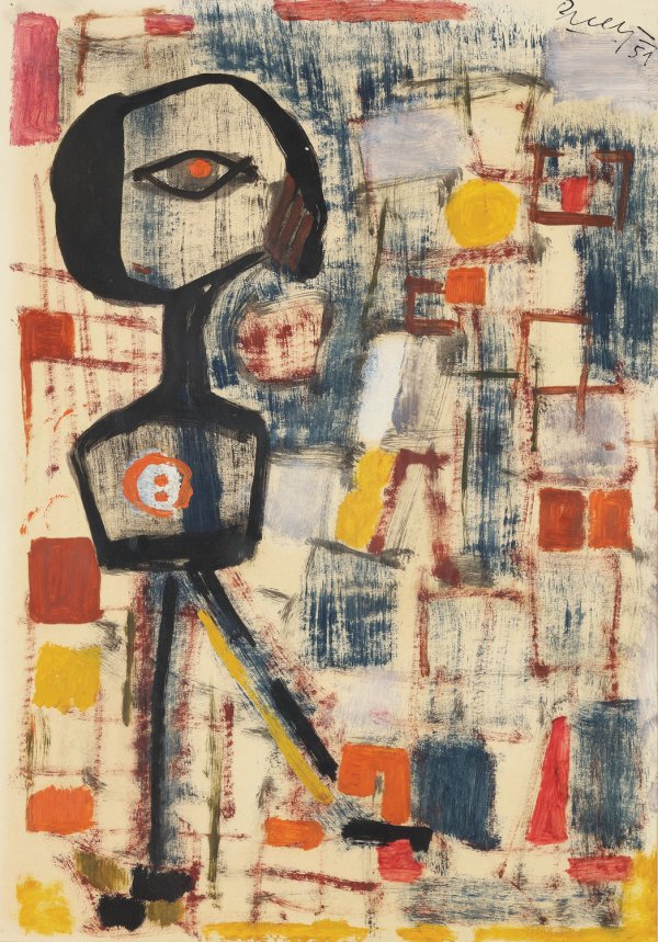 Ivan Picelj, Autoportret, 1951