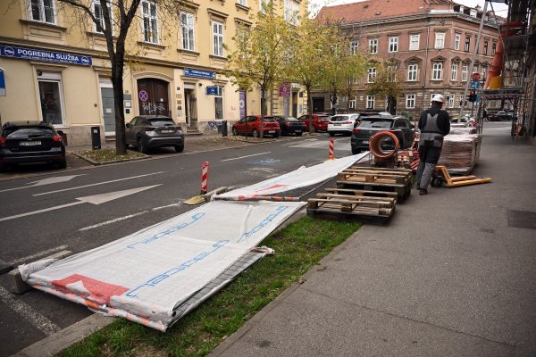 Uz incident kod Britanca, pala je ograda u Gajevoj ulici u Zagrebu