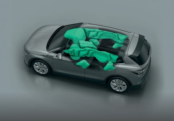 Škoda Elroq 85 - zračni jastuci i zavjese