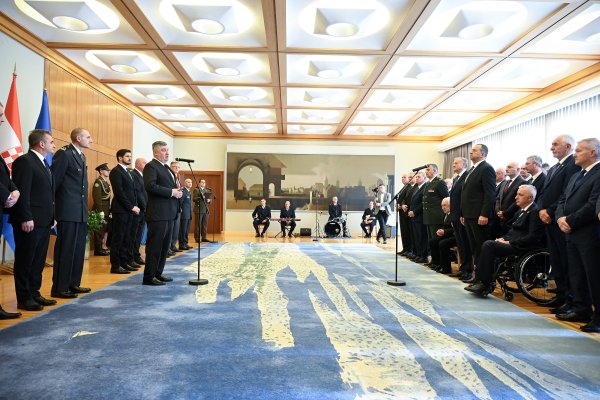 Predsjednik Republike dodijelio počasne generalske činove