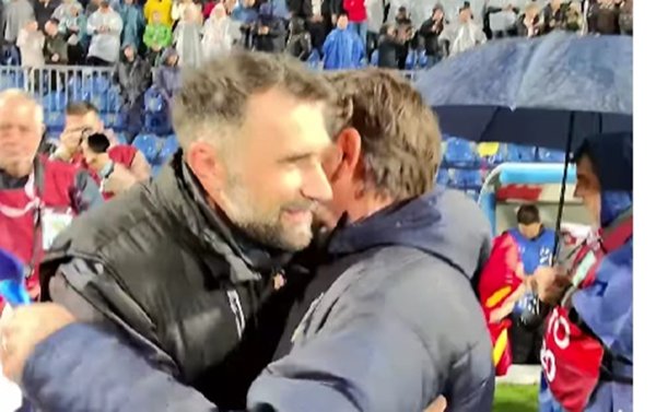 Pogledajte hit scenu Dalića i Vučinića na stadionu u Podgorici