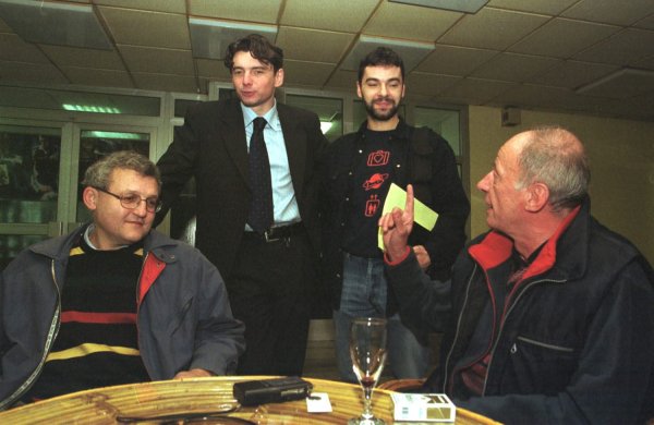 Tomislav Cvitković sa Brunom Kovačevićem, Mićom Dušanovićem i Borisom Mutićem