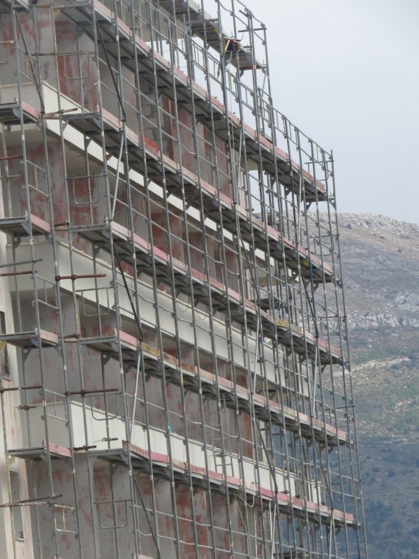 Gradnja na splitskoj Sirobuji / ilustracija 