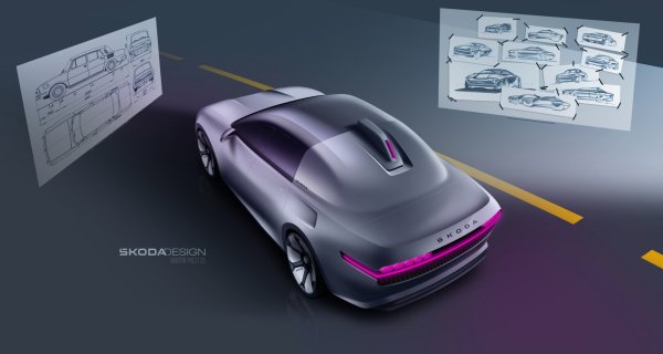 Škoda 100 dizajnerska studija modela