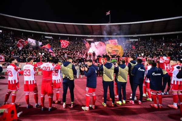 Velika pobjeda Crvene zvezde u Europi; imala je igrača manje od 27. minute