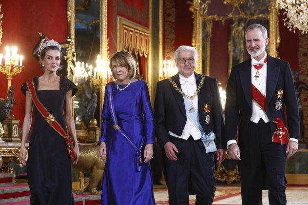 Kraljica Letizia, kralj Felipe i njemački predsjednik sa suprugom