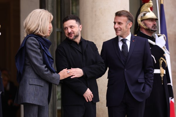 Volodimir Zelenski i Emmanuel Macron
