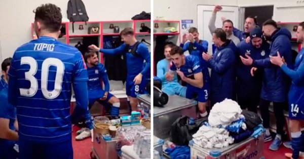 Pogledajte ludo slavlje u Dinamovoj svlačionici nakon pobjede protiv Gorice