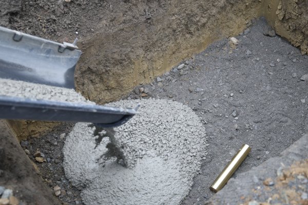 Polaganje temelja za izgradnju zgrade u Osijeku