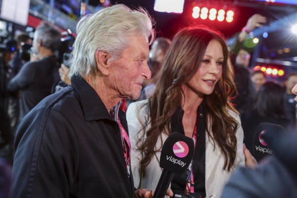 Catherine Zeta-Jones i Michael Douglas