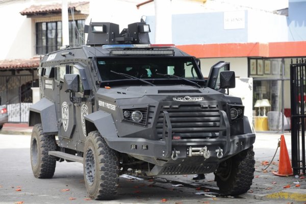 Pojačane mjere sigurnosti u zoni za brojanje glasova u Tegucigalpi.