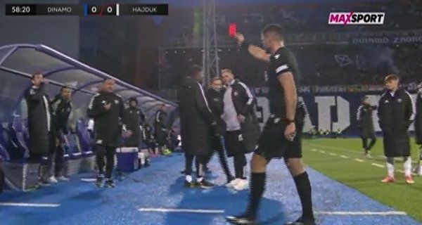 Hajdukova legenda žestoko reagirala, pa mu sudac Kolarić pokazao crveni karton