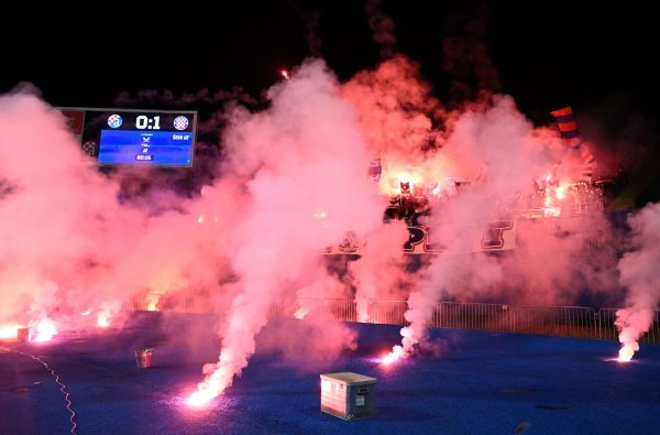 Hajdukovi navijači ogorčeni i prstom upiru u krivca za propuštenu pobjedu protiv Dinama