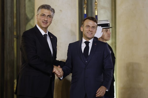 Premijer Andrej Plenković sastao se s francuskim predsjednikom Emmanuelom Macronom