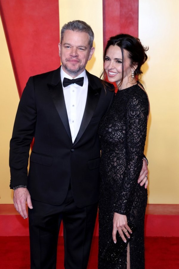 Matt Damon i Luciana Barroso