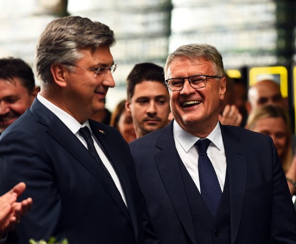 Andrej Plenković i Svjetlan Stanić