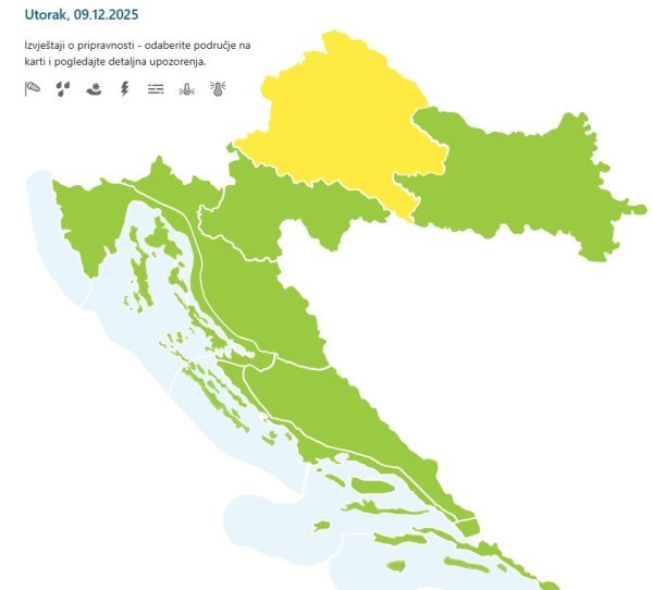 Žuti alarm zbog magle za Zagreb i okolicu