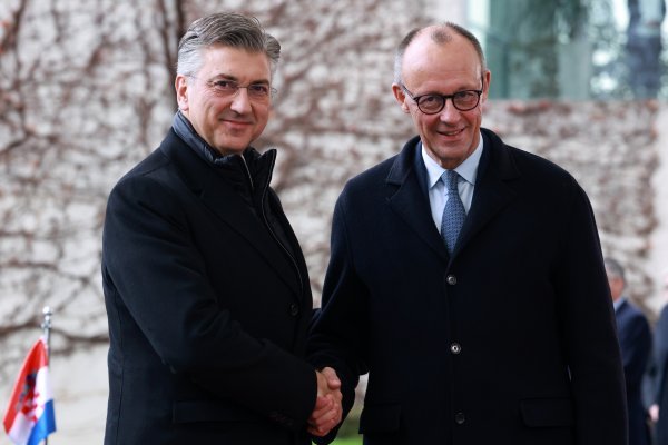 Andrej Plenković i Friedrich Merz