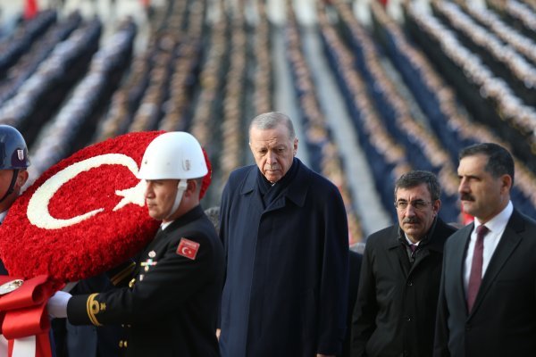 Turski predsjednik Recep Tayyip Erdogan na obilježavanju 85. obljetnice smrti Kemala Ataturka