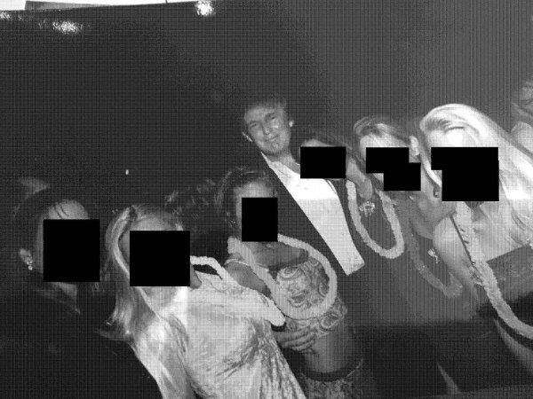 Fotografija Donalda Trumpa na imanju Jeffreya Epsteina