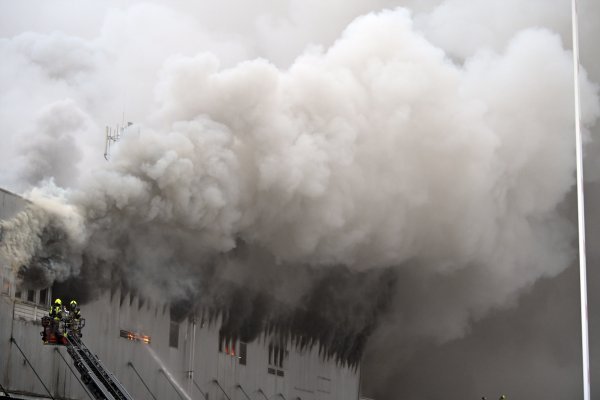 Ljubljana: Veliki požar izbio u skladištu Spara