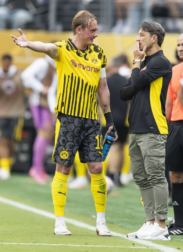 Julian Brandt i Niko Kovač Borussia Dortmund