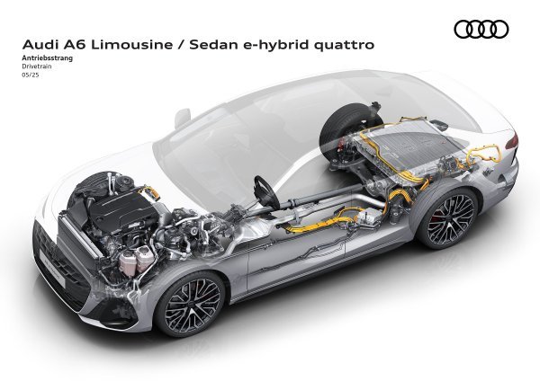 Audi A6 Limousine e-hybrid quattro - pogonski sklop