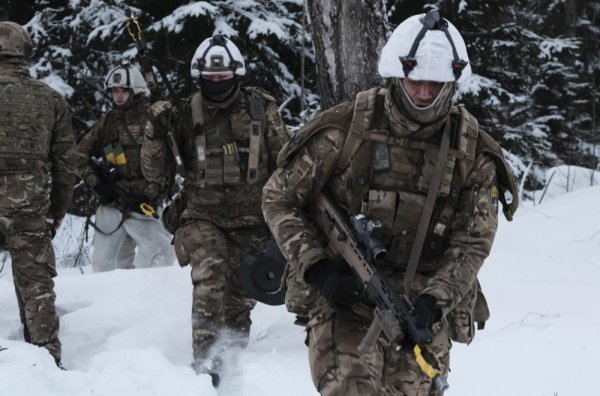 Vojna vježba u Estoniji - ilustracija