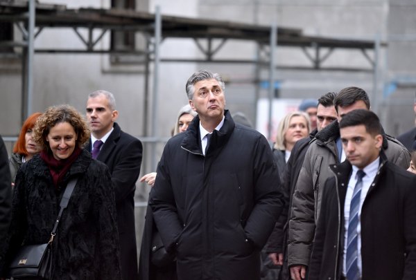 Plenković je poručio da je zadovoljan napretkom obnove