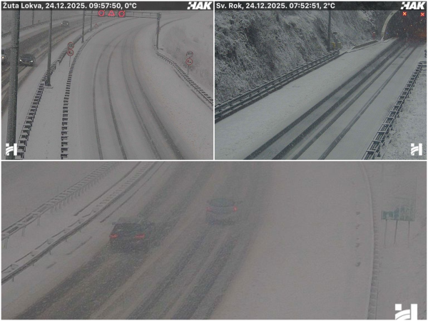 Gust snijeg pada diljem Hrvatske, DHMZ upozorio: Moguće su mećave i zapusi