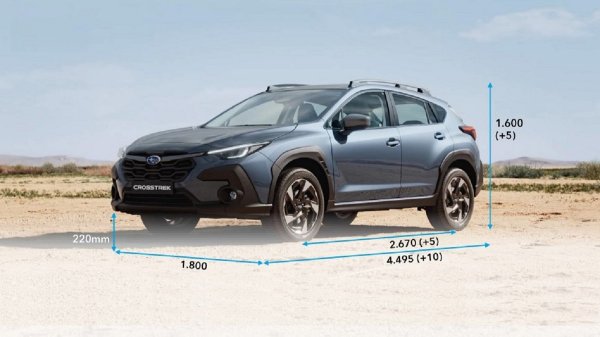 Subaru Crosstrek - dimenzije