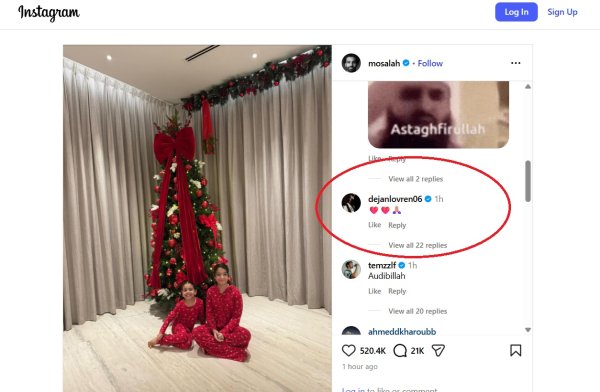 Salahova čestitka i Lovrenova poruka