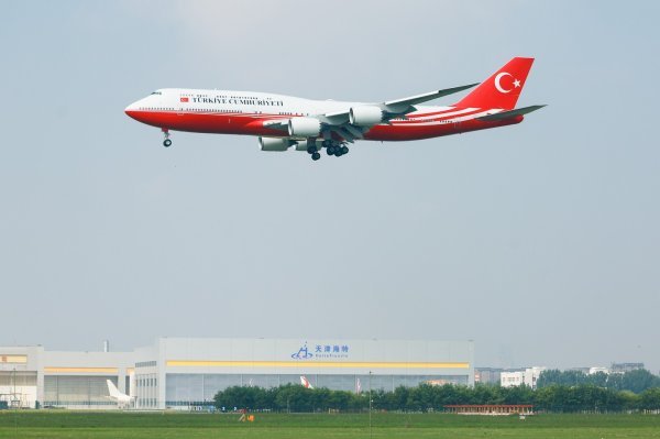 Jedan od zrakoplova turskog predsjednika Recepa Tayyipa Erdogana