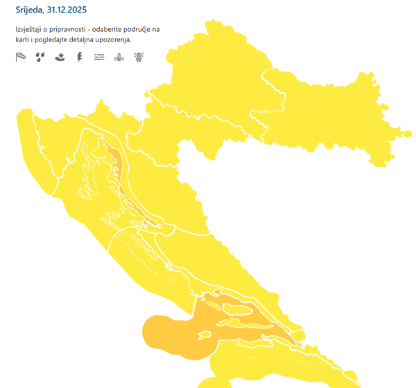 Žuti alarm za Silverstrovo