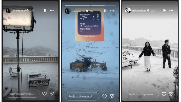 Snježni prizori glumaca iz 'Dalekog grada'