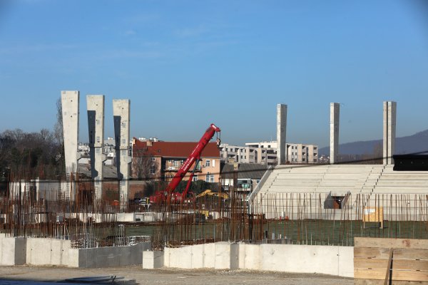 Novi stadion se itekako nazire: Pogledajte kako napreduju radovi u Kranjčevićevoj