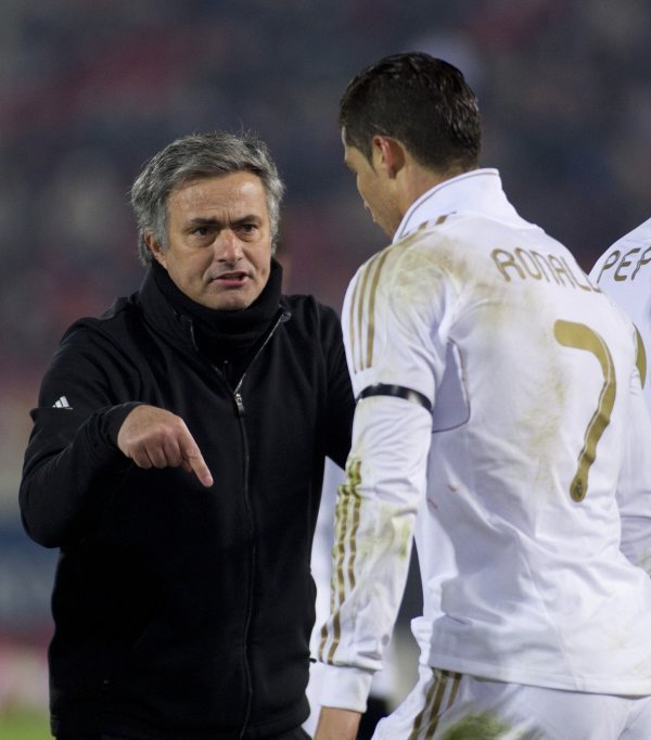 Jose Mourinho i Cristiano Ronaldo Real Madrid