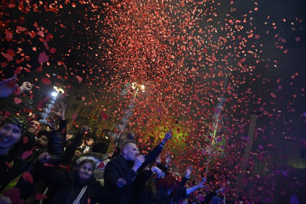 Doček Nove godine u Zagrebu