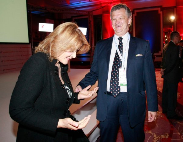 Zvjezdana Heina i Miomir Žužul 2011. godine na dodjeli nagrada 'Zlatni ključ'