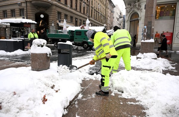 Snijeg u Zagrebu